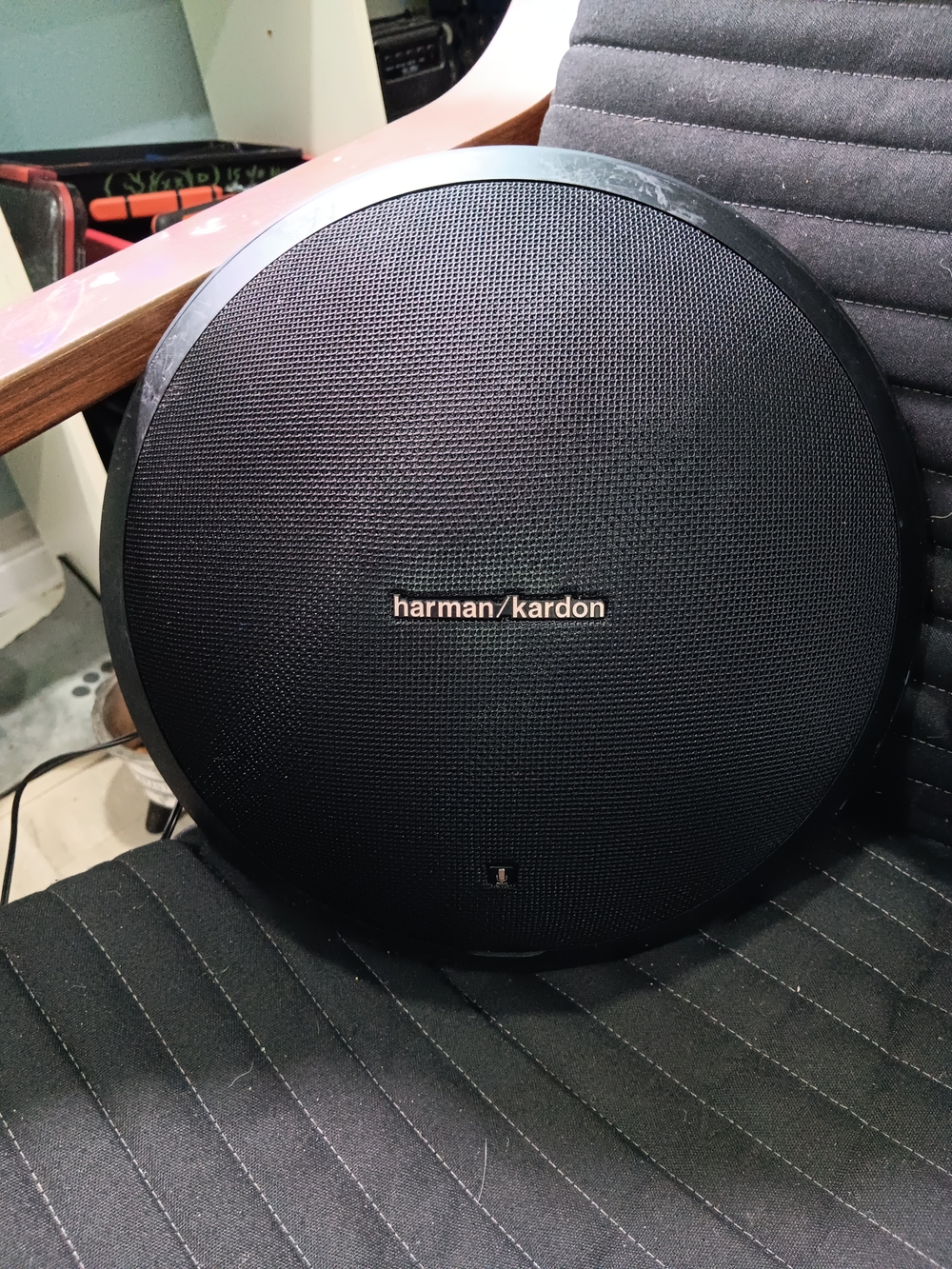 Harman/Kardon Black Portable Wireless Speaker - Round Bluetooth Audio